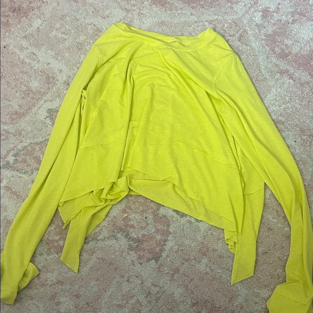 Free People Movement Long Sleeve Crop Tee